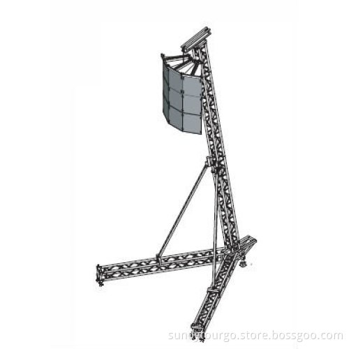 Tourgo Aluminum Roof truss with speaker truss for outdoor concert ,performance